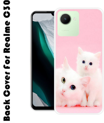INDIALAND Back Cover for Realme C30(Multicolor, Grip Case, Silicon, Pack of: 1)