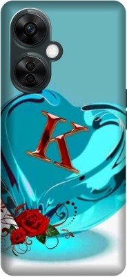 3D U PRINT Back Cover for OnePlus Nord CE 3 Lite 5G, CPH2467,K letter,K name,K word,K ALPHABET(Blue, Hard Case, Pack of: 1)