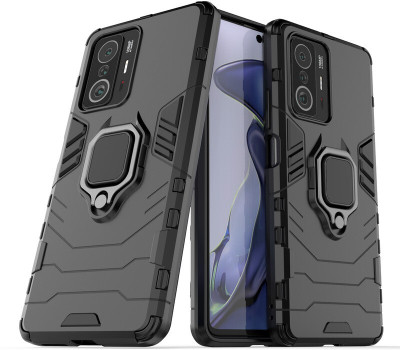 Cover Alive Back Cover for Xiaomi 11T Pro, Xiaomi 11T Pro 5G(Black, Shock Proof, Pack of: 1)