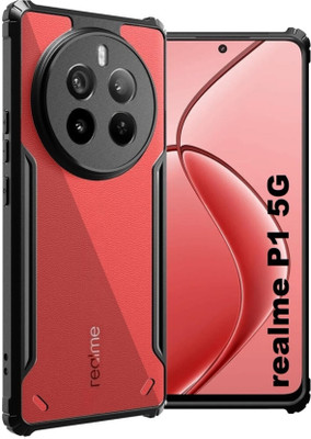 RCHJV Back Cover for realme P1 5G(Black, Shock Proof, Pack of: 1)