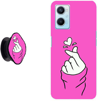 SPBR Back Cover for Realme 9i, Oppo A76, Oppo A96, Oppo K10(Pink, White, Pack of: 2)