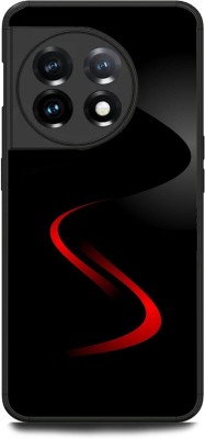 FAZAKA Back Cover for OnePlus 11R 5G On Glossy Metal Phone Cover | RED S(Multicolor, Dual Protection, Pack of: 1)