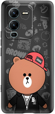 FeelWhiz Back Cover for Vivo V25 Pro(Black)
