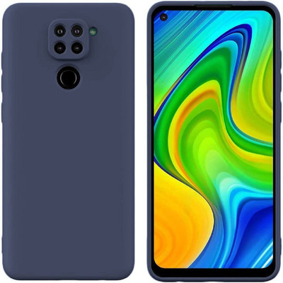 ZAMN Back Cover for REDMI NOTE 9(Blue, Silicon, Pack of: 1)