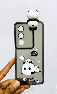 Charvi Collection Ltd Back Cover for Oppo A3 Pro 5G(Black, Grey, 3D Case, Pack of: 1)