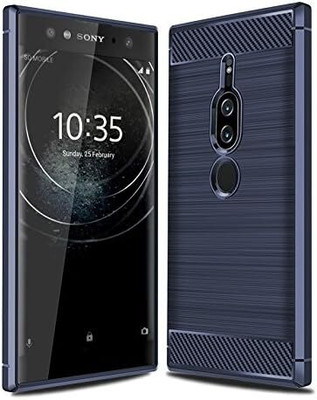 Helix Bumper Case for Sony Xperia XZ2 Premium(Blue, Shock Proof, Silicon, Pack of: 1)