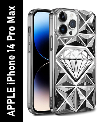 GLOBAL NOMAD Back Cover for Apple iPhone 14 Pro Max(Silver, Electroplated, Pack of: 1)