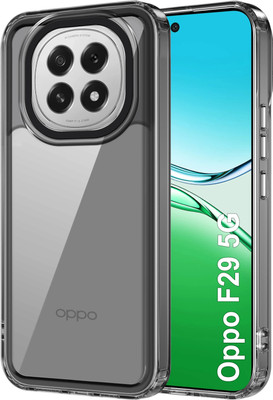 Arissemobiles Back Cover for Oppo F29 5G(Black, Grip Case, Pack of: 1)