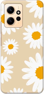 NDCOM Back Cover for REDMI NOTE 12 4G Yellow Daisy Cute Flower Printed Hard Case(Multicolor, Hard Case, Pack of: 1)