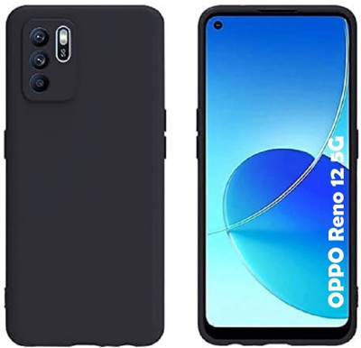 Hydbest Back Cover for Oppo Reno 12 5G(Black, Grip Case)