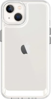 CareFone Back Cover for Iphone 13, Camera Protection, Clear Case Cover(Transparent, White, Shock Proof, Pack of: 1)