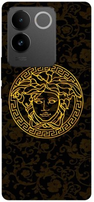 FRONK Back Cover for vivo IQOO Z7 Pro 5G, I2301, VERSACE, MEDUSA, PATTERN, LOGO, SIGN(Black, Flexible, Silicon, Pack of: 1)