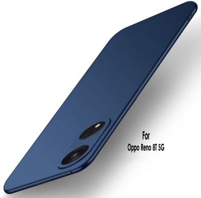 MOBIDEER Back Cover for OPPO Reno8T 5G(Blue, Hard Case, Pack of: 1)