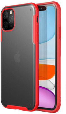 RiverForest Back Cover for Iphone 11 Pro Max, Hybrid Designed Matte Translucent, Case For Iphone 11 Pro Max(Red, Dual Protection, Pack of: 1)
