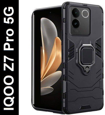 KWINE CASE Back Cover for IQOO Z7 Pro(Black, Shock Proof, Pack of: 1)