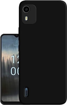 Lilliput Back Cover for Nokia C12 PRO(Black, Grip Case, Silicon, Pack of: 1)