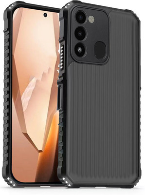 GLOBAL NOMAD Back Cover for Tecno Spark 8C(Black, Shock Proof, Pack of: 1)