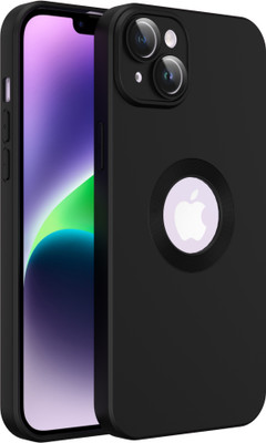 Yoox Back Cover for APPLE iPhone 14 Plus(Black, Camera Bump Protector, Silicon, Pack of: 1)