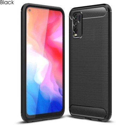 Phone Case Cover Back Cover for Vivo Y20T, Vivo Y20, Vivo Y20i, Vivo Y20A, Vivo Y20G, Vivo Y12S, Vivo Y12G(Black, Grip Case, Silicon, Pack of: 1)