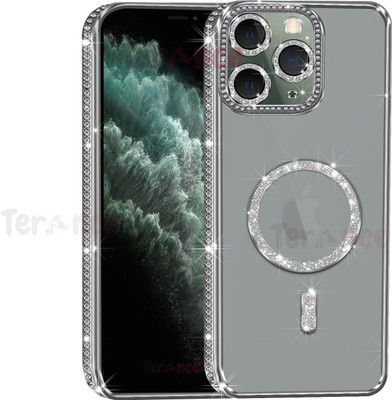 TERANCE Back Cover for Iphone 11 pro max(Silver, Grip Case, Silicon, Pack of: 1)