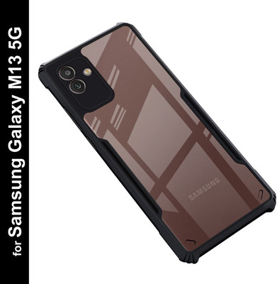 GLOBAL NOMAD Back Cover for Samsung Galaxy M13 5G(Black, Shock Proof, Pack of: 1)