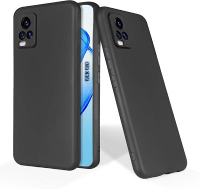 FeelWhiz Back Cover for Vivo V20(Black)