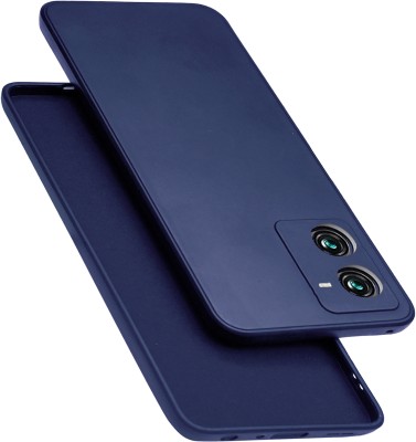 Micvir Back Cover for Vivo Y02s(Blue, Dual Protection, Silicon, Pack of: 1)