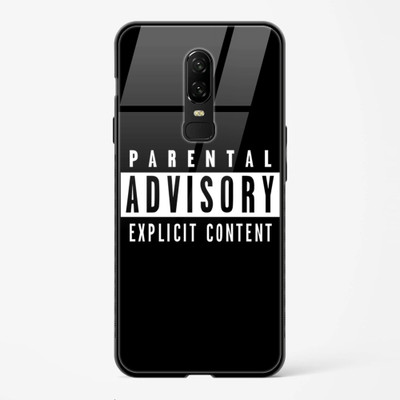 my pc wala Back Cover for Oneplus 6 Premium Tempered Glass Mobile Back Case(Red)