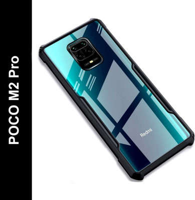 Cyber Telecom Back Cover for poco m2 pro(Black, Silicon)