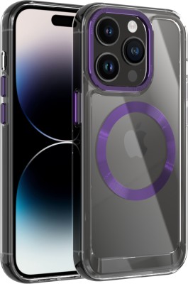 CaseMuse Back Cover for Apple Iphone 14 Pro(Purple, Shock Proof, Pack of: 1)