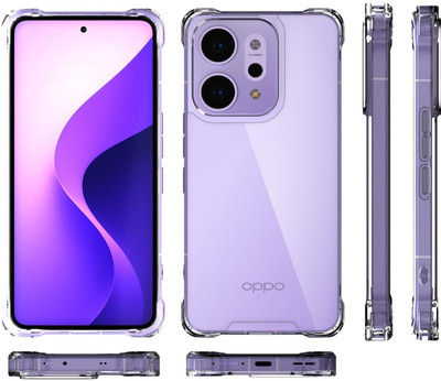 LIKEDESIGN Back Cover for OPPO Reno 14 5G, OPPO Reno14 5G(Transparent, Shock Proof, Silicon, Pack of: 1)