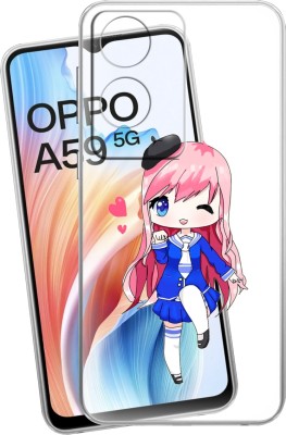 Selfless Back Cover for Oppo A59 5G(Multicolor, Dual Protection, Silicon, Pack of: 1)