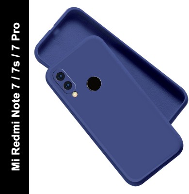 Artistque Back Cover for Mi Redmi Note 7 Pro, Mi Redmi Note 7, Mi Redmi Note 7S(Blue, Matte Finish, Silicon, Pack of: 1)