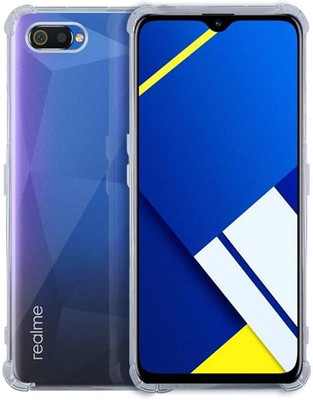 Outlier Back Cover for Realme C2(Transparent, Silicon, Pack of: 1)