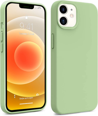 MobiLooks Back Cover for Apple iPhone 11(Green, Camera Bump Protector, Silicon, Pack of: 1)