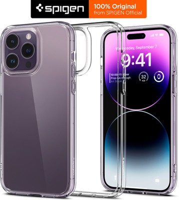 Spigen Ultra Hybrid Back Cover for Apple iPhone 14 Pro Max(Transparent, Shock Proof, Pack of: 1)