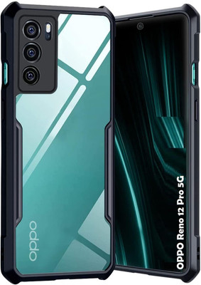 ALKSTORE Back Cover for OPPO Reno 12(Black, Waterproof, Pack of: 1)