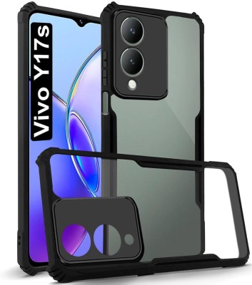 Caseline Back Cover for vivo Y17s, VIVO Y17s 4G (IP)(Black, Grip Case, Pack of: 1)