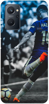 Bluvver Back Cover for Realme 9i, RMX3491 Printed Eden Hazard Football Back Cover(Multicolor, Hard Case, Pack of: 1)