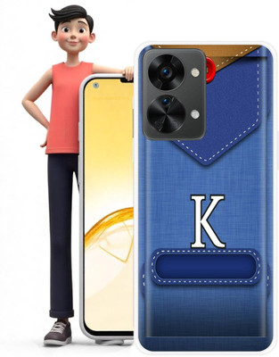 LUCKY MOBI.COM Back Cover for Oneplus Nord 2T 5G- NAMELETTER-LETTERNAME-ALFANAME-LOVENAME-K(Multicolor, Flexible, Silicon, Pack of: 1)