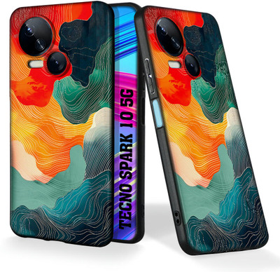 CLASSYPRINT Back Cover for Tecno Spark 10 5G(Black)