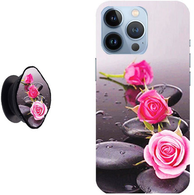 Zappy Back Cover for Apple IPhone 13 Pro(Grey, Pink, Cases with Holder, Pack of: 2)