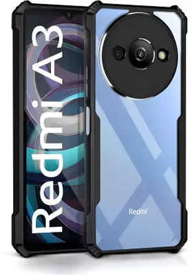 Mobile Case Cover Front & Back Case for Redmi 14C 5G(Black, Transparent, Camera Bump Protector, Pack of: 1)