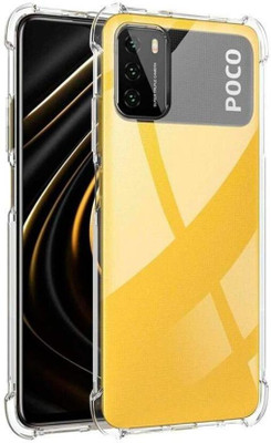 DMJHP Back Cover for Poco M3(Transparent, Pack of: 1)