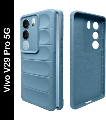 Artistque Back Cover for Vivo V29 Pro 5G(Blue, Flexible, Silicon, Pack of: 1)