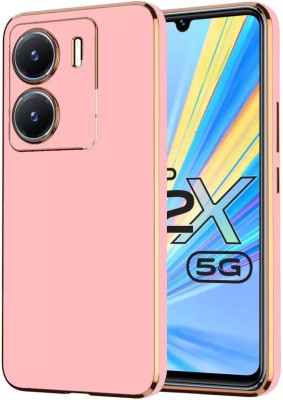 Mystry Box Back Cover for Vivo T2X(Pink, Shock Proof, Silicon, Pack of: 1)