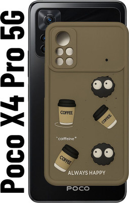 Wellpoint Back Cover for Poco X4 Pro 5G(Brown, Camera Bump Protector, Pack of: 1)