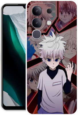 Dimora Back Cover for vivo T4x 5G, V2437, Hunter X, BOY, KILLUA ZOLDYCK, ANIME(Black, Flexible, Silicon, Pack of: 1)