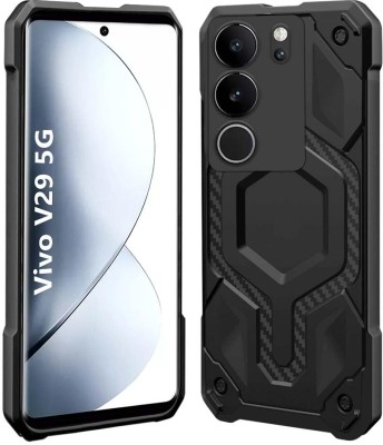 JASH Back Cover for Vivo V29 5G, Vivo V29 Pro(Black, Shock Proof, Silicon, Pack of: 1)