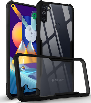 Chic Vibe Back Cover for Samsung Galaxy M11(Black, Dual Protection, Pack of: 1)